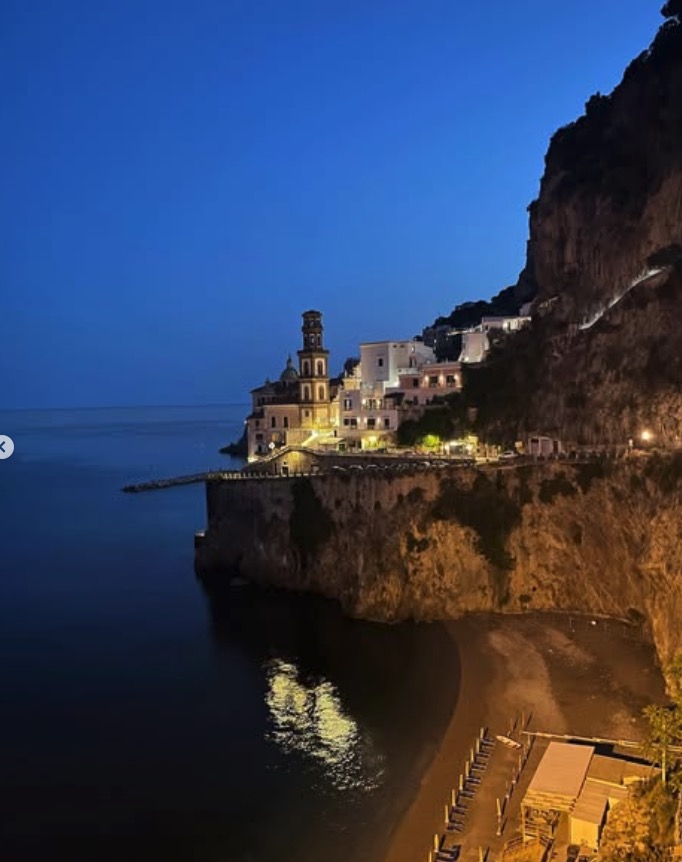 Amalfi Coast at night